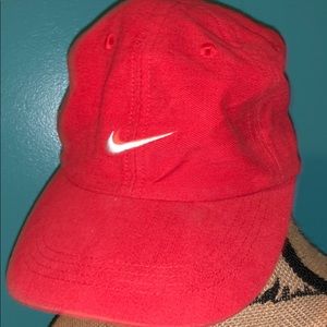 Red nike hat